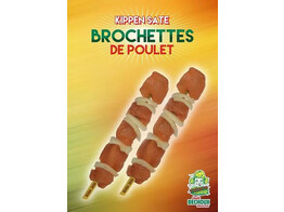 BECHOUX BROCHETTES POULET/KIP 25X130GR