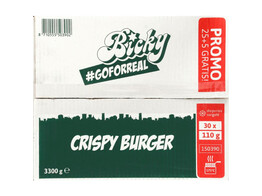 BICKY CRISPY BURGER 25 5x110GR  PROMO 