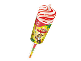 OLA HARIBO PUSH-UP VANILLE-AARDBEI 30X85ML