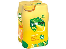 FUZETEA BLACK TEA LEMONGRASS PET 40CL 6X4X