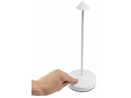 TAFELLAMP ANGELINA WIT D10.5XH30CM LED