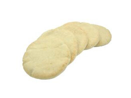 PAIN PITA LARGE BLANC 15CM PAR 5