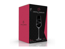 CHAMPAGNEGLAS SET 4 CRISTAL D ARQUES