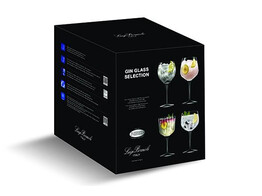 GINGLAS SELECTION 4ST-60CL-ROMA 80.5CL-DIAMANTE 65CL-MIXOLOGY 80CL LUIGI BORMIOL