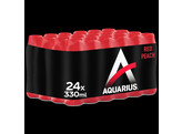 AQUARIUS RED PEACH PET 0.33L X24